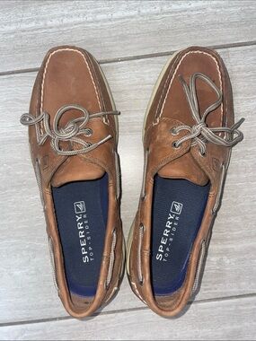 Sperry Chestnut Leather Men’s Boat Shoes